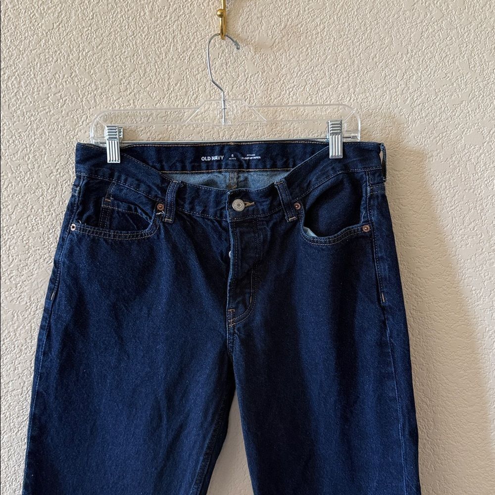 Old Navy High Rise Slouchy Tapered Barrel Jeans 8 Petite - Picture 5 of 11